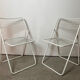 Paire de chaises pliantes 1970