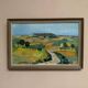 Swedish Oil on Panel “Landscape” by Tage Gavik, Signed, Vintage & Framed