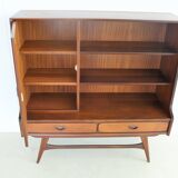 Vintage teak bookcase by Louis van Teeffelen