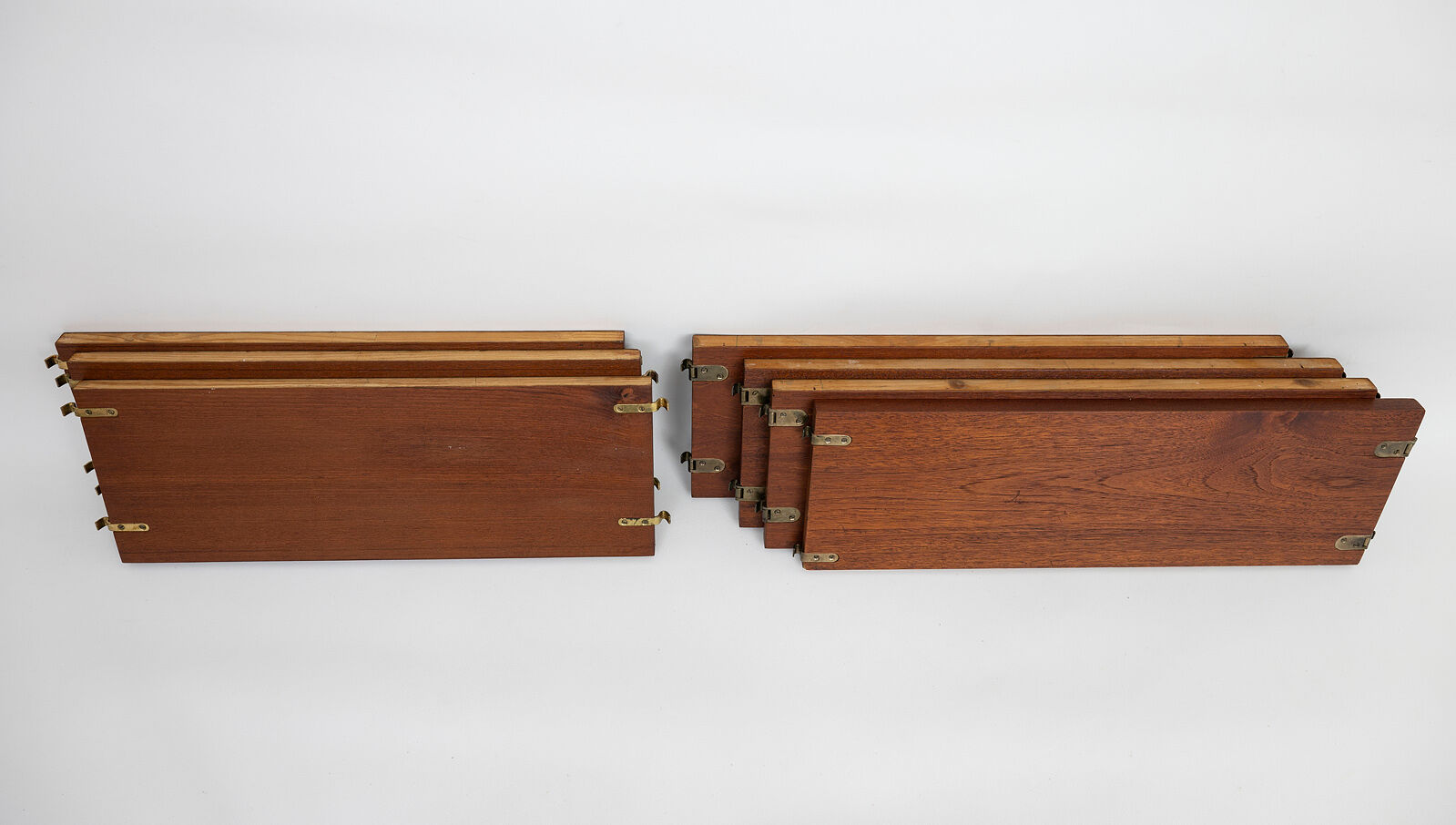 String wall shelf in teak by Kajsa and Nils Strinning danish 60s