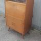 Former Scandinavian secretary feet compass furniture showcase wood 1960 vintage