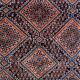 Vintage Kamseh rug 147x203 cm, medium, tribal oriental carpet 2542