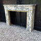 Louis XVI style fireplace in Paonazzo marble, circa 1880.