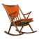 No. 182 Teak Rocking Chair by Frank Reenskaug for Bramin, 1960s