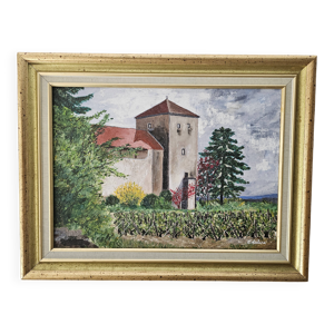 Tableau Huile sur Toile - Château