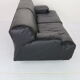 Leather 2-seater sofa "Fiandra" by Vico Magistretti for Cassina, 1970, Italy