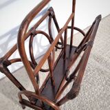 Rattan magazine holder