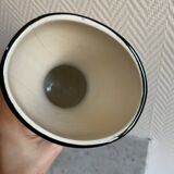 Schramberg Majolika Fabrik ceramic vase Mondrian style