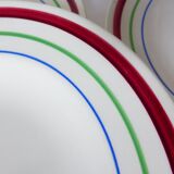 5 vintage porcelain soup plates