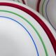 5 vintage porcelain soup plates