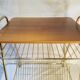 Table with wheels range vinyl records Manufrance, 60/70s