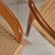 6 chairs model 75 in teak by Niels O. Møller, Denmark, 1950s