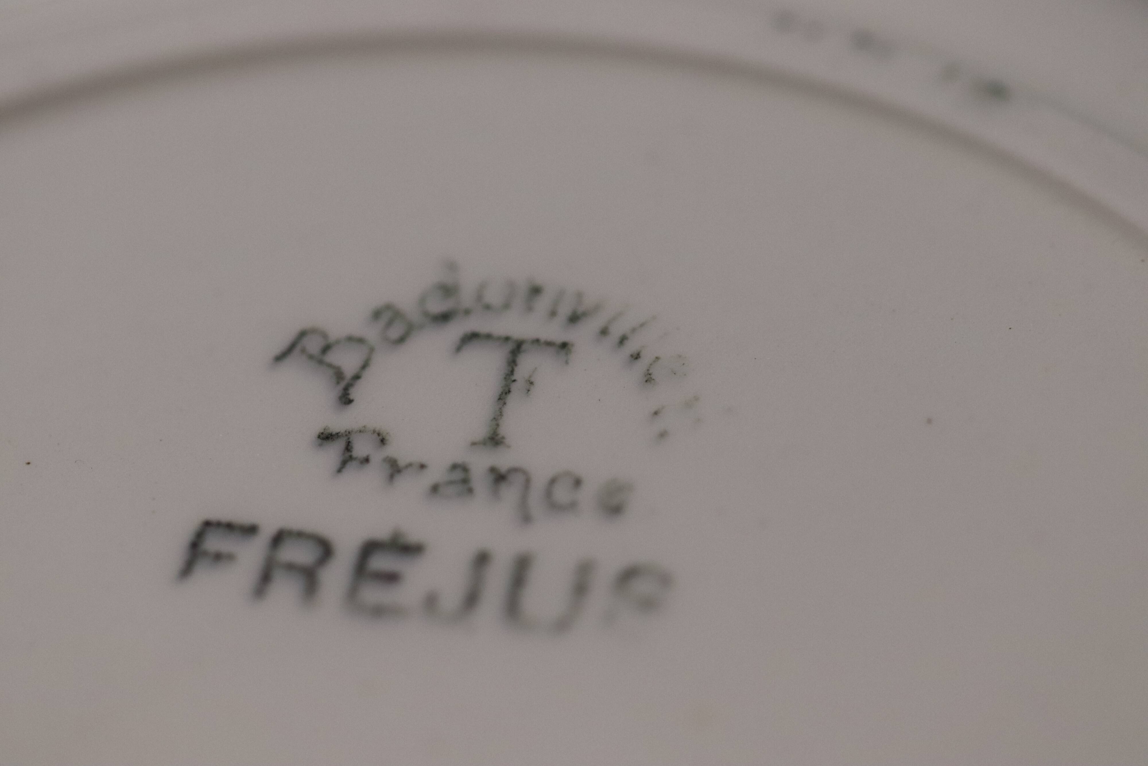 6 Badonviller dessert plates