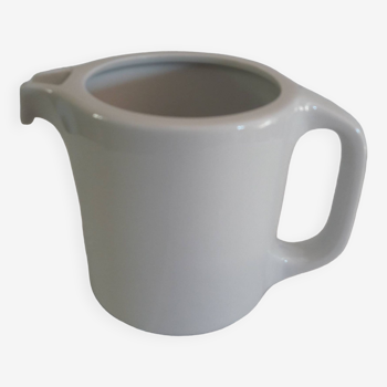 Large white porcelain milk jug