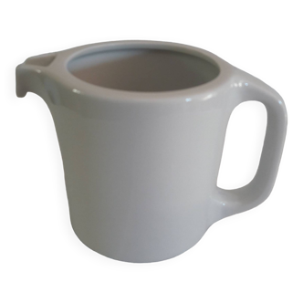 Large white porcelain milk jug