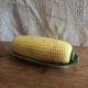 Box butter dish corn cob in slip