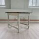 19th-century primitive Swedish side table in folk art.