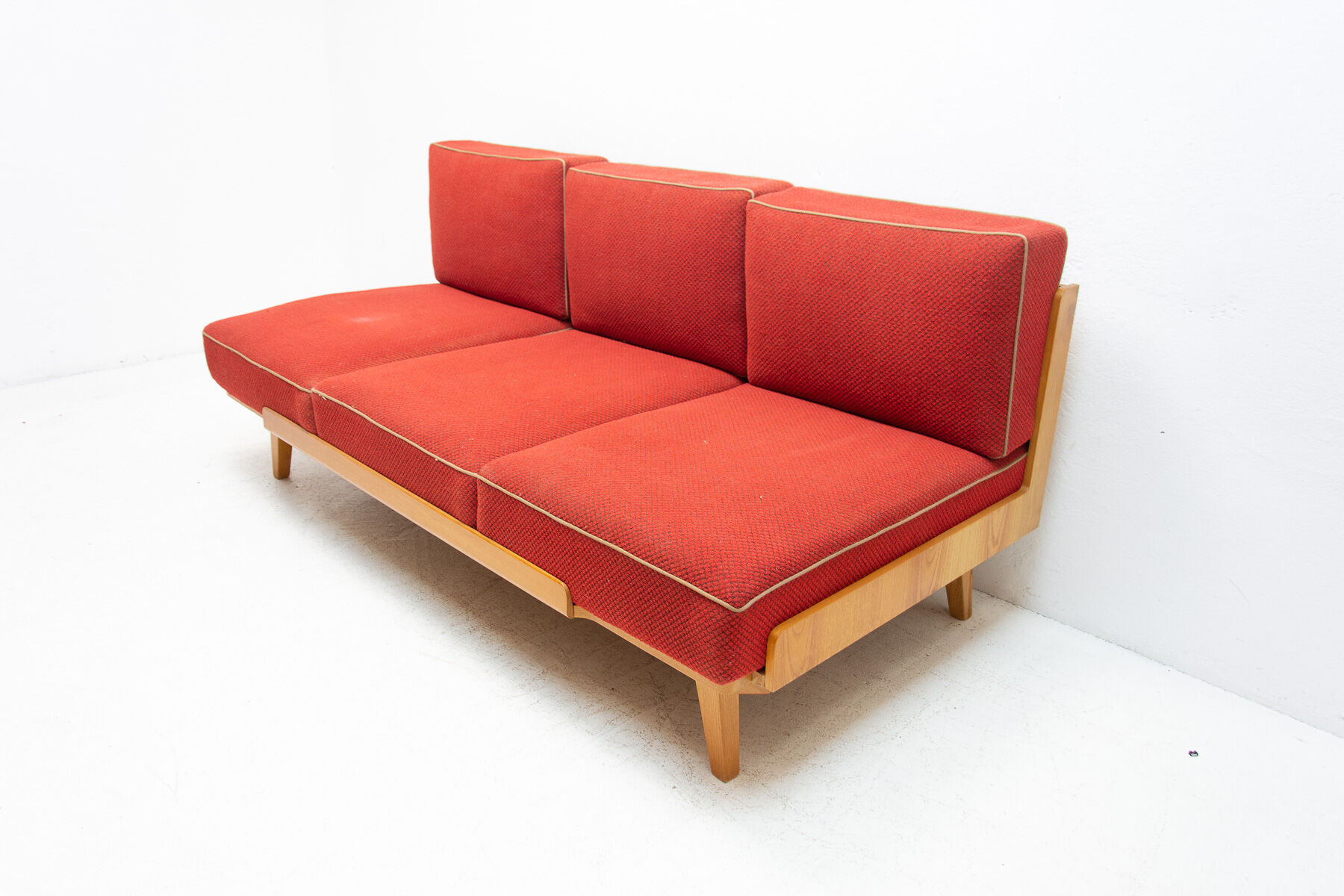 Mid century folding sofabed, 1960´s, Czechoslovakia