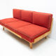 Mid century folding sofabed, 1960´s, Czechoslovakia