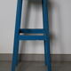 Tabouret bois bleu 1950 795mm