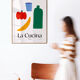 Wall poster minimalist kitchen banana pepper 50cm*70cm