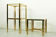 Paire de tables d’appoint de style régence hollywoodienne, années 1970
