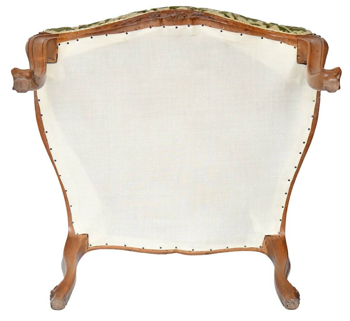 Pair of Louis XV style cabriolet armchairs