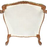 Pair of Louis XV style cabriolet armchairs