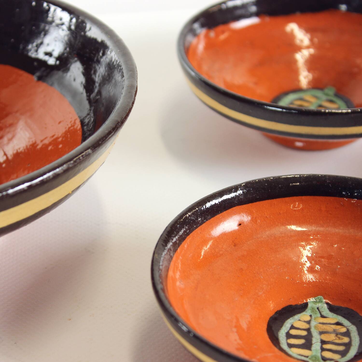 Set Of Ceramic Bowls By Ditta Abrhamova, Czechoslovakia 1980s
