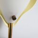 Arnold Wiigs wall lamp from plastic and brass