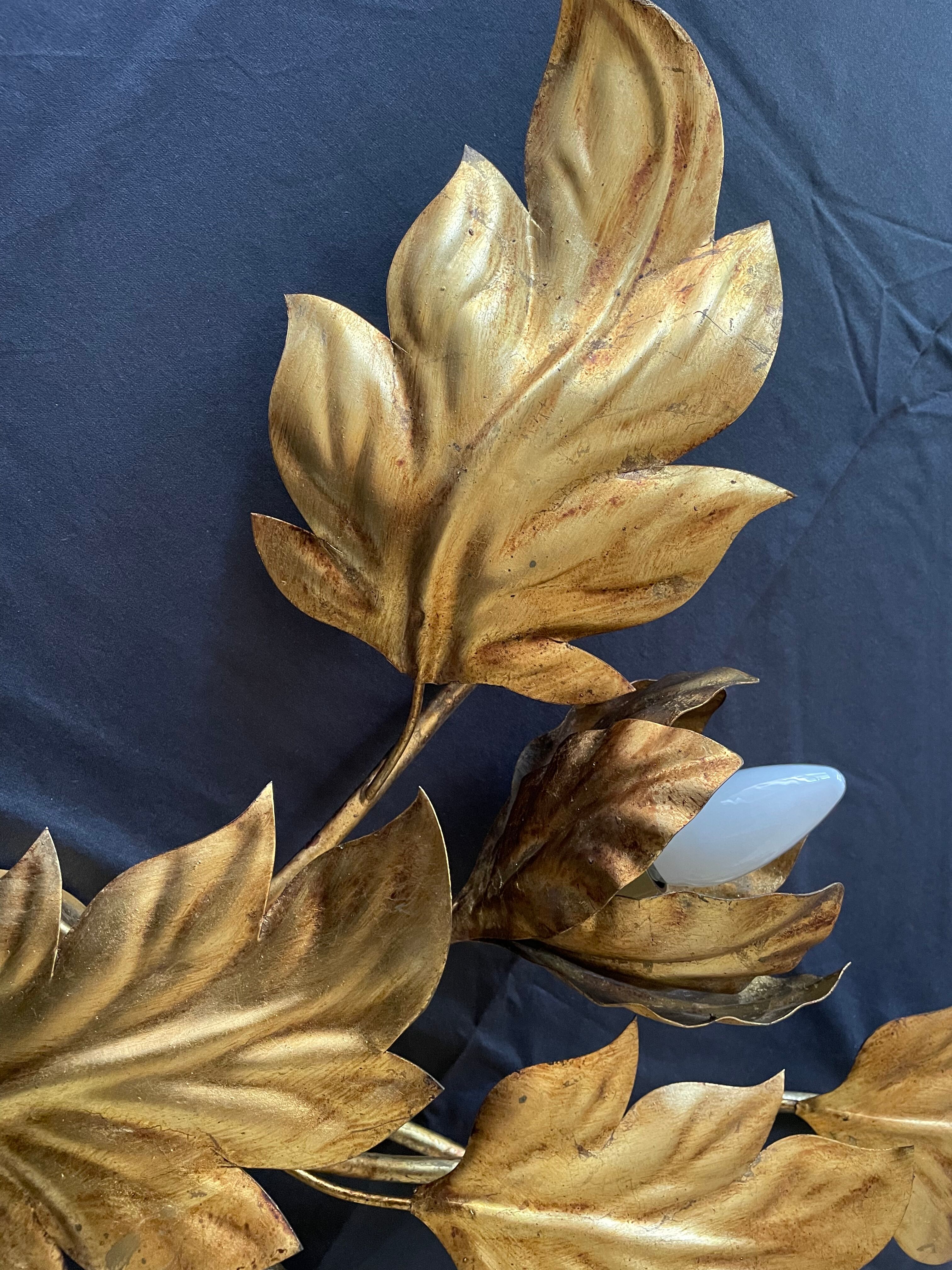 Metal wall lamp by Hans Kögl 1970