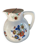 Vintage porcelain jug with lid