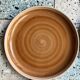 4 flat plates in stoneware