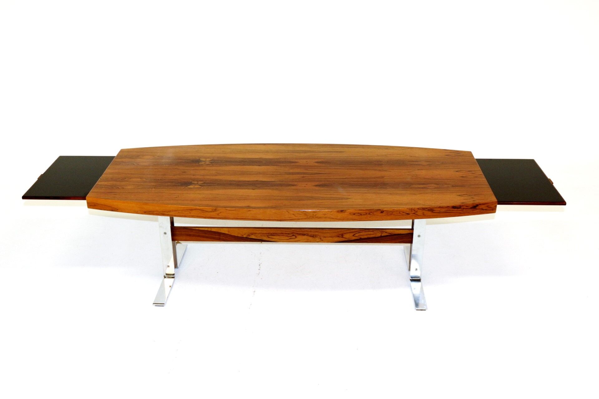 Rosewood and metal coffee table, Sweden, 1960