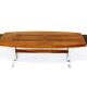Rosewood and metal coffee table, Sweden, 1960