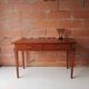Modernist mahogany desk DLG Maxime Old – Hourglass handles (1940)