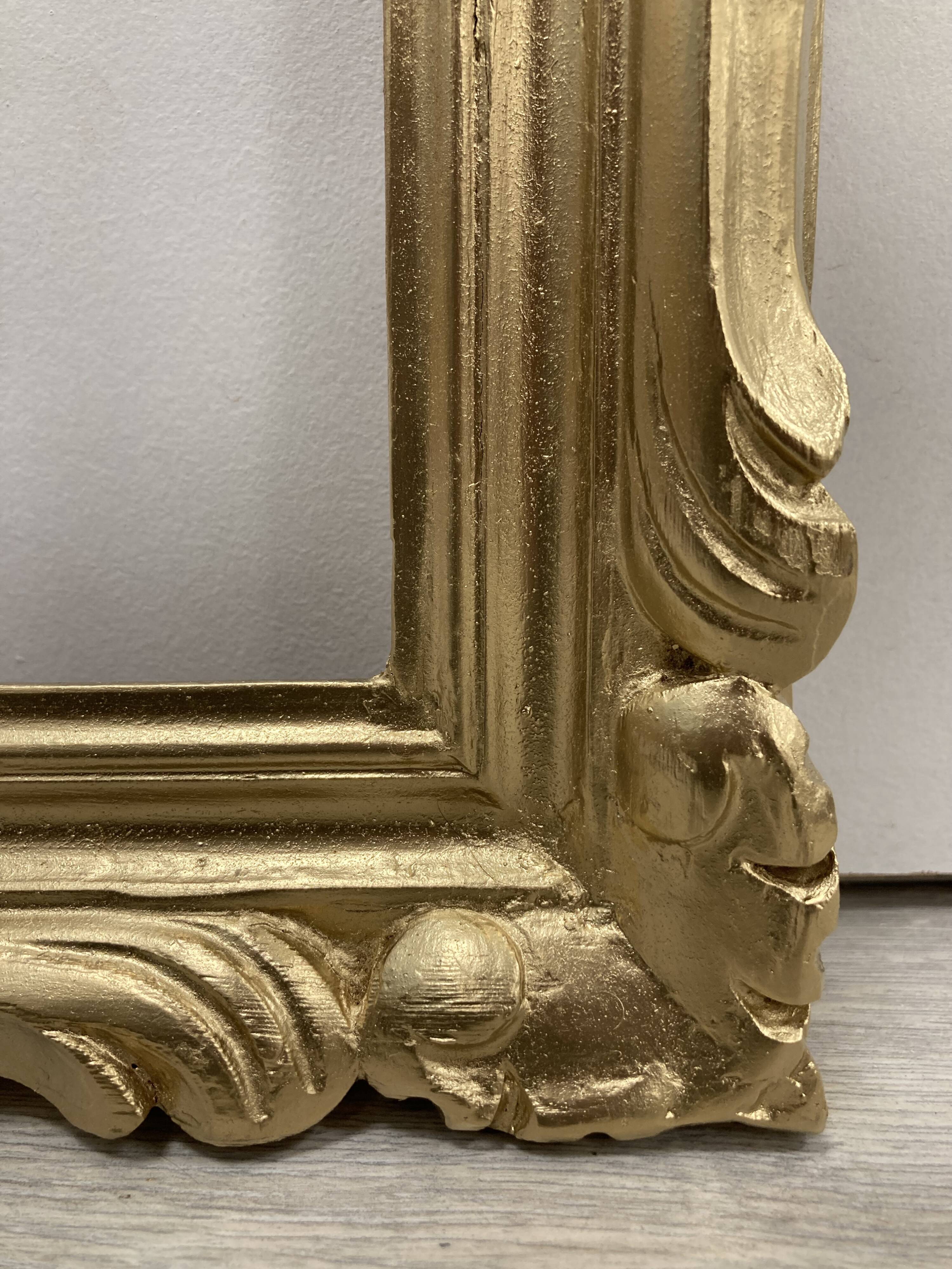 Louis XV style golden frame