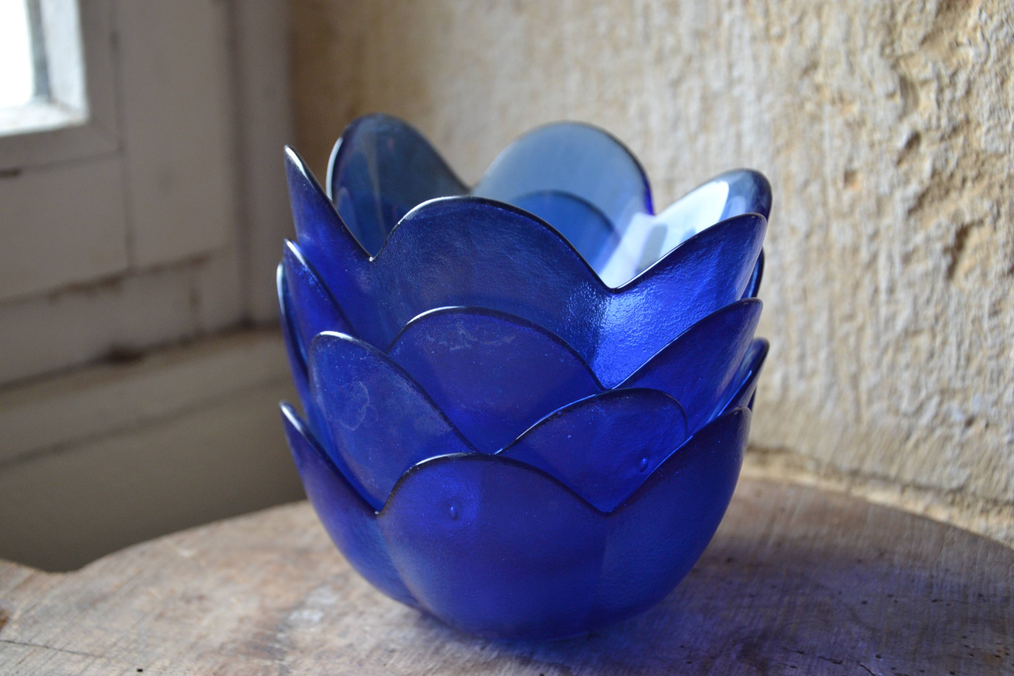 Lot de 4 coupelles en verre