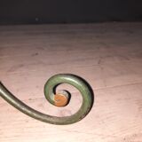 Round coffee table metal and glass