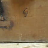 Antique curved transport trunk circa 1900 B.Vinay