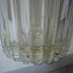 White art nouveau crystal vase