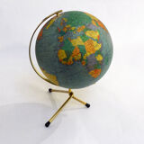 Tripod terrestrial globe 1960'