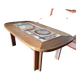 Vintage coffee table Trioh Møbelfabrik Denmark, ceramic by Ox-Art