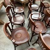 Suite of 23 bistro chairs