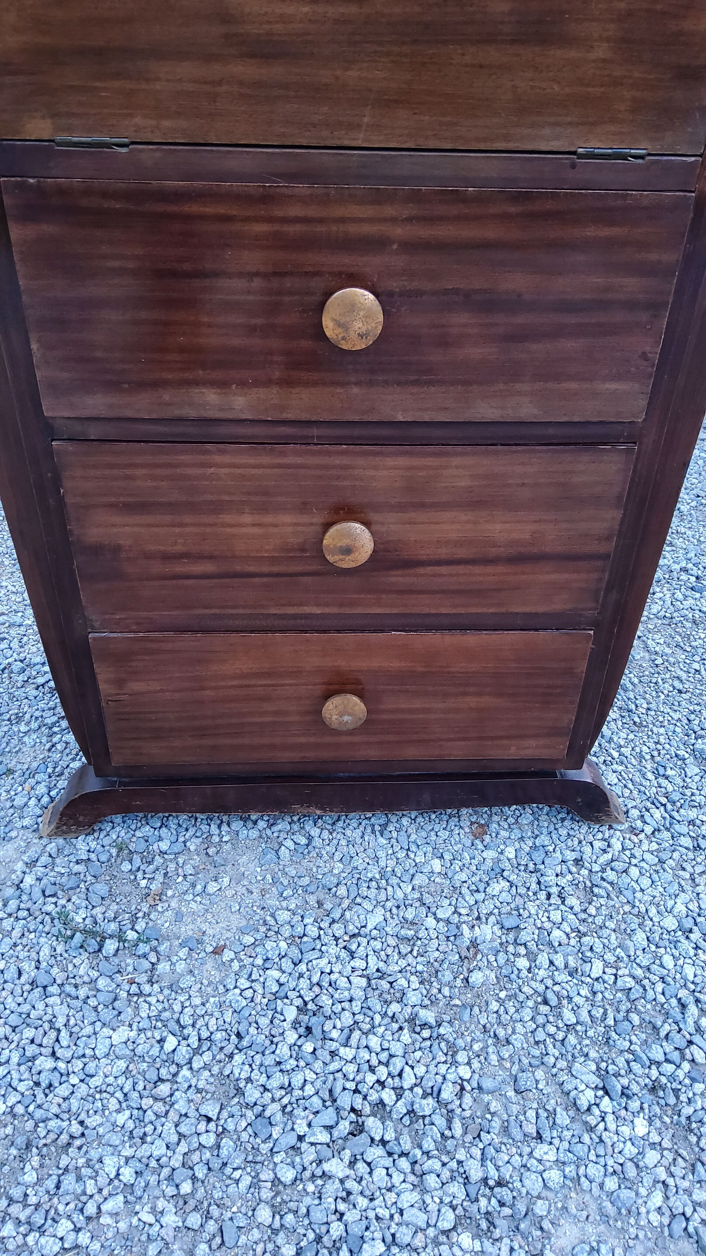 Art Deco secretary in mahogany 1930
