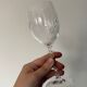 Set of 6 Engraved Crystal Wine Glasses Model Epi | Vintage Elegance