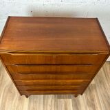 Scandinavian chest of drawers 6 drawers vintage teak, 60s
