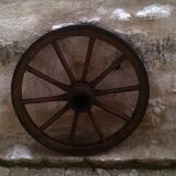 Old cart wheel