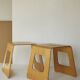 Pair of Benjamin stools tables by Lisa Norinder IKEA vintage 90s