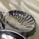 Plat inox serviteur forme coquillages
